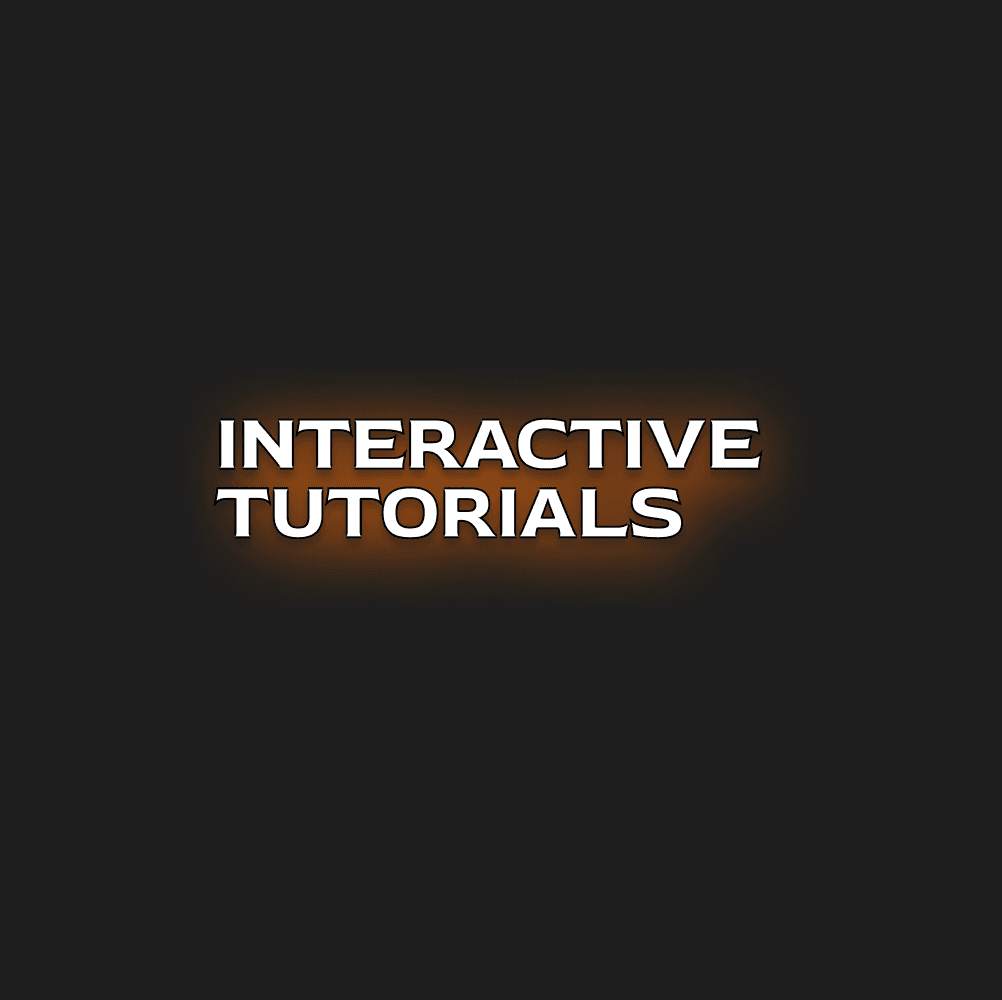 tutorials with feedback